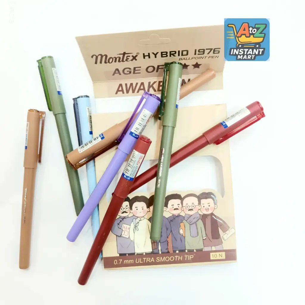 Montex Hybrid 1976 Blue Pen