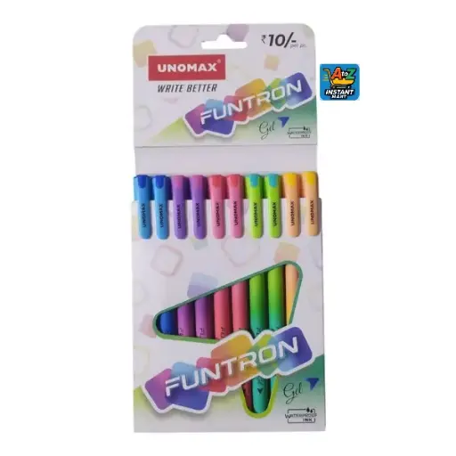 Unomax Funtron Gel Blue Pen