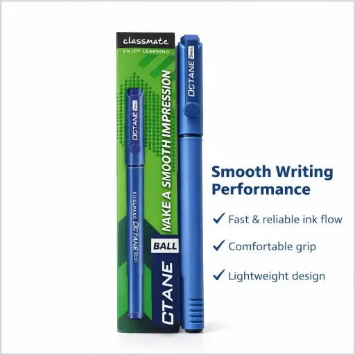 classmate  octane blue ball pen