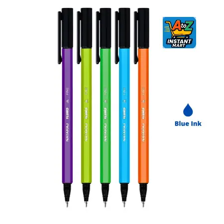 NATRAJ | FLURO | Ball Pen | blue
