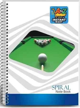 Spiral Plain A4 500pgs